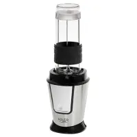 Adler | Blender | AD 4081 | Tabletop | 800 W | Jar material BPA Free Plastic | Jar capacity 0.4 + 0.57 L | Ice crushing | Black/Stainless steel – pilt 5