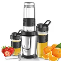 Adler | Blender | AD 4081 | Tabletop | 800 W | Jar material BPA Free Plastic | Jar capacity 0.4 + 0.57 L | Ice crushing | Black/Stainless steel – pilt 8