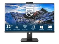 Philips | LCD monitor with USB-C Dock | 326P1H/00 | 31.5 " | IPS | QHD | 16:9 | 75 Hz | 4 ms | 2560 x 1440 pixels | 350 cd/m² | HDMI ports quantity 2 | Black – pilt 11