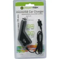 PowerMax Car Charger PPC005 12-24V>5V2A microUSB, for Smartphones, GPS (Garmin) Powermax