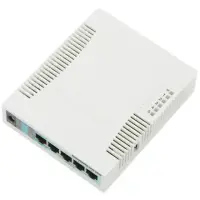MikroTik Access Point RB951G-2HND  802.11n, 867 Mbit/s, 10/100/1000 Mbit/s, Ethernet LAN (RJ-45) ports 5, MU-MiMO Yes, Antenna type Internal