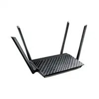 Asus Router RT-AC1200G+ 802.11ac, 300+867 Mbit/s, 10/100/1000 Mbit/s, Ethernet LAN (RJ-45) ports 4, 3G/4G via optional USB adapter, Antenna type 4xExternal 5 dBi, 1xUSB 2.0, AP/Bridge, USB port for FTP, Media Server, 3G/4G Dongle Support, AiDisk, AiRadar