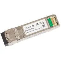 MikroTik | S+31DLC10D | SFP+ | Single-Mode Fiber | Dual LC | 10/100/1000/10000 Mbit/s | Wavelength 1310 nm | Maximum transfer distance 10000 m | -40 to +70C