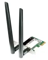 D-LINKDWA-582, Wireless 802.11n Dual Band PCIe desktop adapter, PCIe x1, fit standard PCIe x1/x4/x8/x16 slots, Up to 300 Mbps data transfer rate, 2.4/5GHz switchable, Backward Compatible with 802.11a/b/g, 64/128-bit WEP, Wi-Fi Protected Access (WPA &amp; 