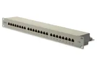 Digitus | Patch Panel | DN-91524S | 48.2 x 4.4 x 10.9 cm | Category: CAT 5e; Ports: 24 x RJ45; Retention strength: 7.7 kg; Insertion force: 30N max | White