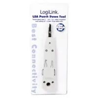 Logilink | LSA Punch Down Tool | LSA Punch Down ToolSuitable for on-wall and in-wall wallplatesCutting of the extending cable end in one stepAccording to the standard EIA/TIA 568 BFor Network, DSL and ISDNEasy to useWith self-tapping contacts