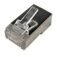 MP0003 | CAT5e Modular PlugSuitable for 8P8C Round CableConnector shieldedGold-plated contacts