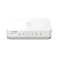 D-Link Switch DES-1005C Unmanaged, Desktop, 10/100 Mbps (RJ-45) ports quantity 5, Power supply type Single