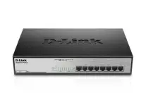 D-Link | Switch | DGS-1008MP | Unmanaged | Rack mountable | Gigabit Ethernet (copper) ports quantity 8 | Power over Ethernet (PoE) ports quantity 8 | Power supply type Single | 24 month(s)