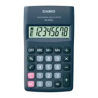 Kalkulaator CASIO HL-815L, 69.5 x 118 x 18 mm, must