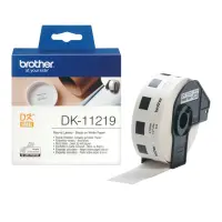 BROTHER DK11219 roundly labels 12mm