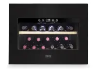 Caso | Wine Cooler | WineDeluxe E 18 | Energy efficiency class G | Built-in | Bottles capacity 18 bottles | Cooling type Compressor technology | Black