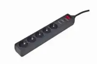 EnerGenie | Surge Protector SPG5-C-15/ 4.5 m/ 5 Sockets/ Black