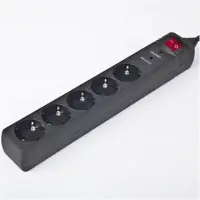 EnerGenie | Surge Protector SPG5-C-15/ 4.5 m/ 5 Sockets/ Black