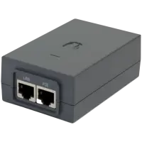 UBIQUITI 24V PoE Adapter; Surge and clamping protection; Maximum surge discharge; Peak pulse current; AC cable with earth ground.