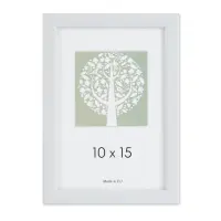 Pildiraam, plastik, 10 x 15 cm, valge