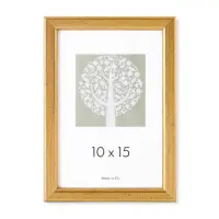 Pildiraam, plastik, 10 x 15 cm, kuldne