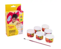 Guaššvärvid JOVI, pastell, 6 tk + pintsel – pilt 6