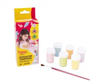 Guaššvärvid JOVI , pastell, 6tk + pintsel – pilt 8