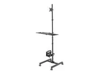 DIGITUS Mobile workstation w height adj.