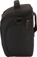 Case Logic | DCB-306 SLR Camera Bag | Black | * Designed to fit an SLR camera with standard zoom lens attached * Internal zippered pocket stores memory cards, filter or lens cloth * Side zippered pockets store an extra battery, cables, lens cap, or small accessories * Lid unzips to create a wide opening for easy, quick access to the grip of your ca