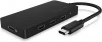 Raidsonic | 4-port hub with USB Type-C interface and PD port | IB-HUB1429-CPD