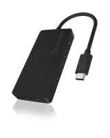 ICY BOX IB-HUB1429-CPD USB 3.2 Gen 2 (3.1 Gen 2) Type-C 10000 Mbit/s Must – pilt 7