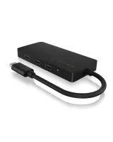 ICY BOX IB-HUB1429-CPD USB 3.2 Gen 2 (3.1 Gen 2) Type-C 10000 Mbit/s Must – pilt 17