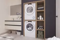 Candy | Dryer Machine | ROE H9A2TCEX-S | Energy efficiency class A++ | Front loading | 9 kg | Heat pump | Big Digit | Depth 58.5 cm | Wi-Fi | White – pilt 2