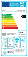 Candy | Dryer Machine | ROE H9A2TCEX-S | Energy efficiency class A++ | Front loading | 9 kg | Heat pump | Big Digit | Depth 58.5 cm | Wi-Fi | White – pilt 6
