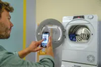 Candy | Dryer Machine | ROE H9A2TCEX-S | Energy efficiency class A++ | Front loading | 9 kg | Heat pump | Big Digit | Depth 58.5 cm | Wi-Fi | White – pilt 9