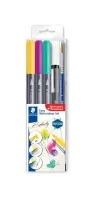 Komplekt STAEDTLER, 3 värvimarkerit, pliiats ja pintsel