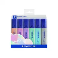 Tekstimarkerid STAEDTLER Textsurfer 364 C, pastell, 6tk.