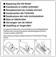 Printerirull Casio  IR-40T Originaal IR-40T: Casio Must, Punane 1 tk – pilt 2