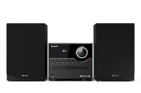 Sharp XL-B512(BK) Hi-Fi Micro System, CD/FM/USB/Bluetooth v5.0, 45W, Black | Sharp | Hi-Fi Micro System | XL-B512(BK) | Black | USB port | AUX in | Bluetooth | CD player | FM radio | Wireless connection – pilt 2