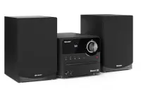 Sharp XL-B512(BK) Hi-Fi Micro System, CD/FM/USB/Bluetooth v5.0, 45W, Black | Sharp | Hi-Fi Micro System | XL-B512(BK) | Black | USB port | AUX in | Bluetooth | CD player | FM radio | Wireless connection – pilt 9