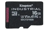 Kingston | UHS-I | 16 GB | microSDHC/SDXC Industrial Card | Flash memory class Class 10, UHS-I, U3, V30, A1 | SD Adapter – pilt 8