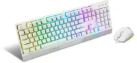 MSI | Vigor GK30 COMBO WHITE | Keyboard and Mouse Set | Wired | Mouse included | US | White – pilt 12