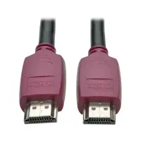 Tripp Lite HDMI Cable with Ethernet P569-015-CERT Burgundy, HDMI to HDMI, 4.57 m
