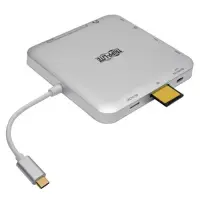 Tripp Lite U442-DOCK2-S sülearvuti dokk ja pordireplikaator Juhtmega ühendatud USB 3.2 Gen 2 (3.1 Gen 2) Type-C Hõbe – pilt 2