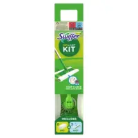 Põrandapuhastuskomplekt SWIFFER vars+puhastuslapid,kuivad 8tk,niisked 3tk