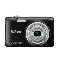 Nikon COOLPIX A100 Compact camera, 20.1 MP, Optical zoom 5 x, Digital zoom 4 x, Image stabilizer, ISO 1600, Display diagonal 6.7 cm, Video recording, Lithium-Ion (Li-Ion), Black