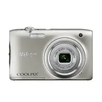 Nikon COOLPIX A100 Compact camera, 20.1 MP, Optical zoom 5 x, Digital zoom 4 x, Image stabilizer, ISO 1600, Display diagonal 6.7 cm, Video recording, Lithium-Ion (Li-Ion), Silver