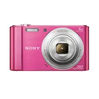 Sony Cyber-shot DSC-W810 Compact camera, 20.1 MP, Optical zoom 6 x, Digital zoom 48 x, Image stabilizer, ISO 800, Display diagonal 6.86 cm, Video recording, Lithium-Ion (Li-Ion), Pink