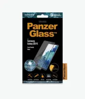 PanzerGlass | Samsung | Galaxy S20 FE CF | Glass | Black | Works with face recognition and is compatible with the in-screen fingerprint reader; Case Friendly | Clear Screen Protector
