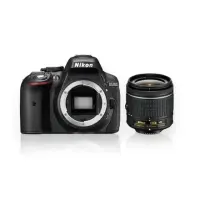Nikon D5300 AF-P 18-55 VR KIT SLR Camera Body, Megapixel 24.2 MP, Image stabilizer, ISO 12800, Display diagonal 3.2 ", Wi-Fi, Video recording, TTL, CMOS, Black