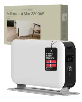 Mill | Heater | CO2200LEDMAX | Convection Heater | 2200 W | Number of power levels 3 | Suitable for rooms up to 5-30 m² | White – pilt 12