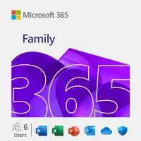 Microsoft | M365 Family | 6GQ-00092 | ESD | 1-6 PCs/Macs user(s) | License term 1 year(s) | All Languages – pilt 3