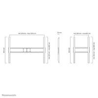 NEOMOUNTS LFD-W1500 Wall Mount 60-100in – pilt 2