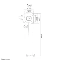 NEOMOUNTS POS Flat Screen Desk Mount – pilt 9